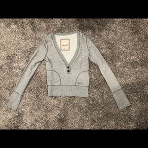 Hollister mid-drift long sleeve sweater